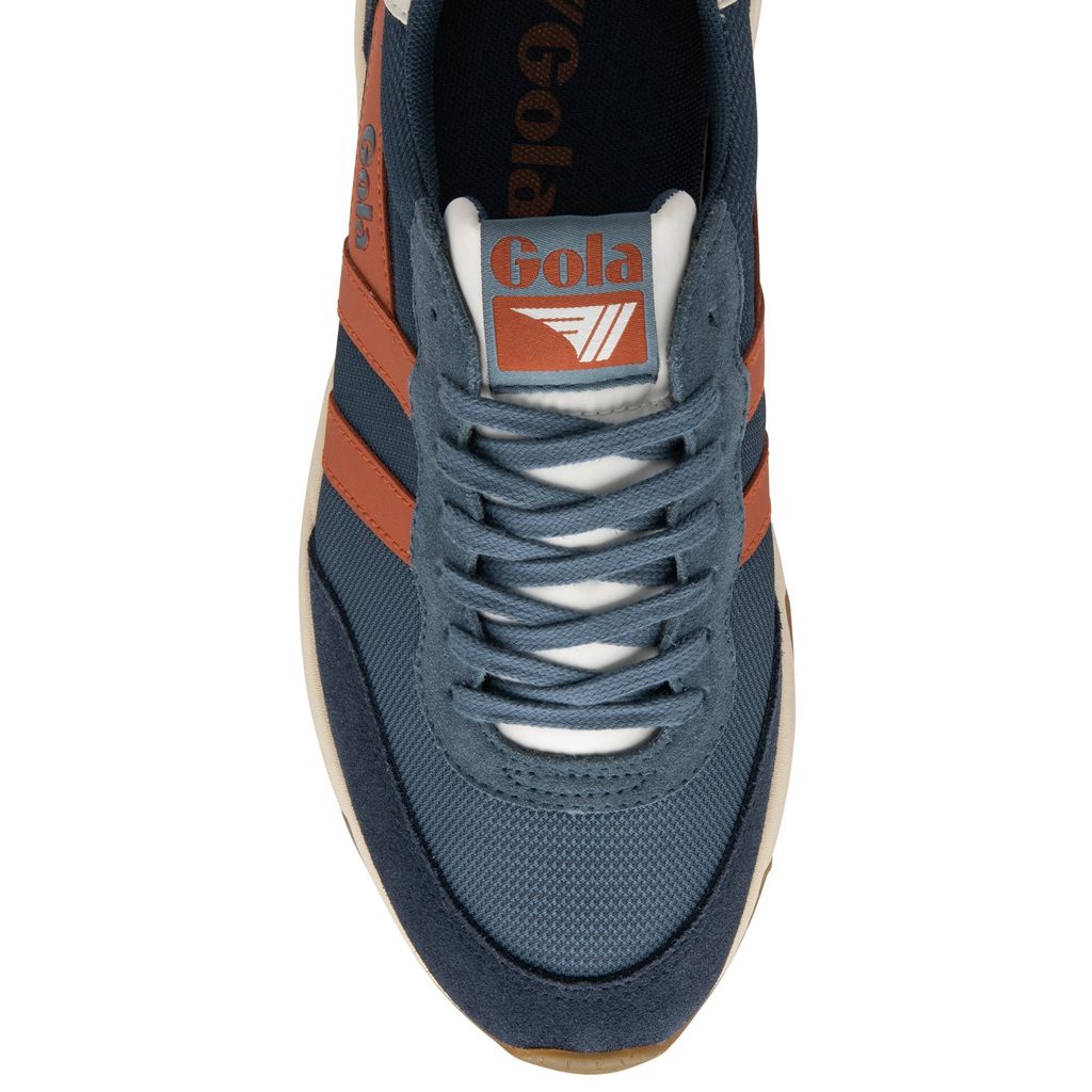 Gola Classics Jupiter Sneakers Azul Marinho Laranja Portugal | ZUAB49536