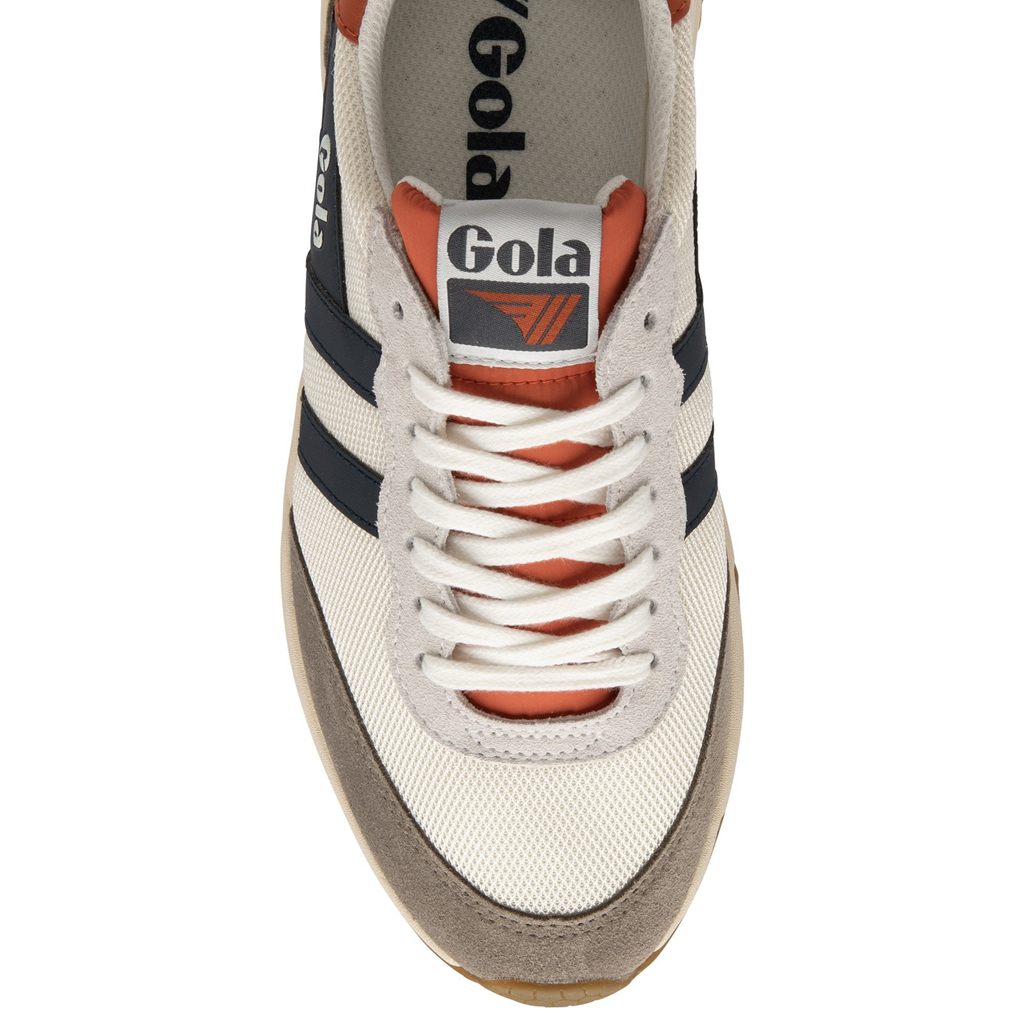 Gola Classics Jupiter Sneakers Branco Azul Marinho Portugal | QNBO20518