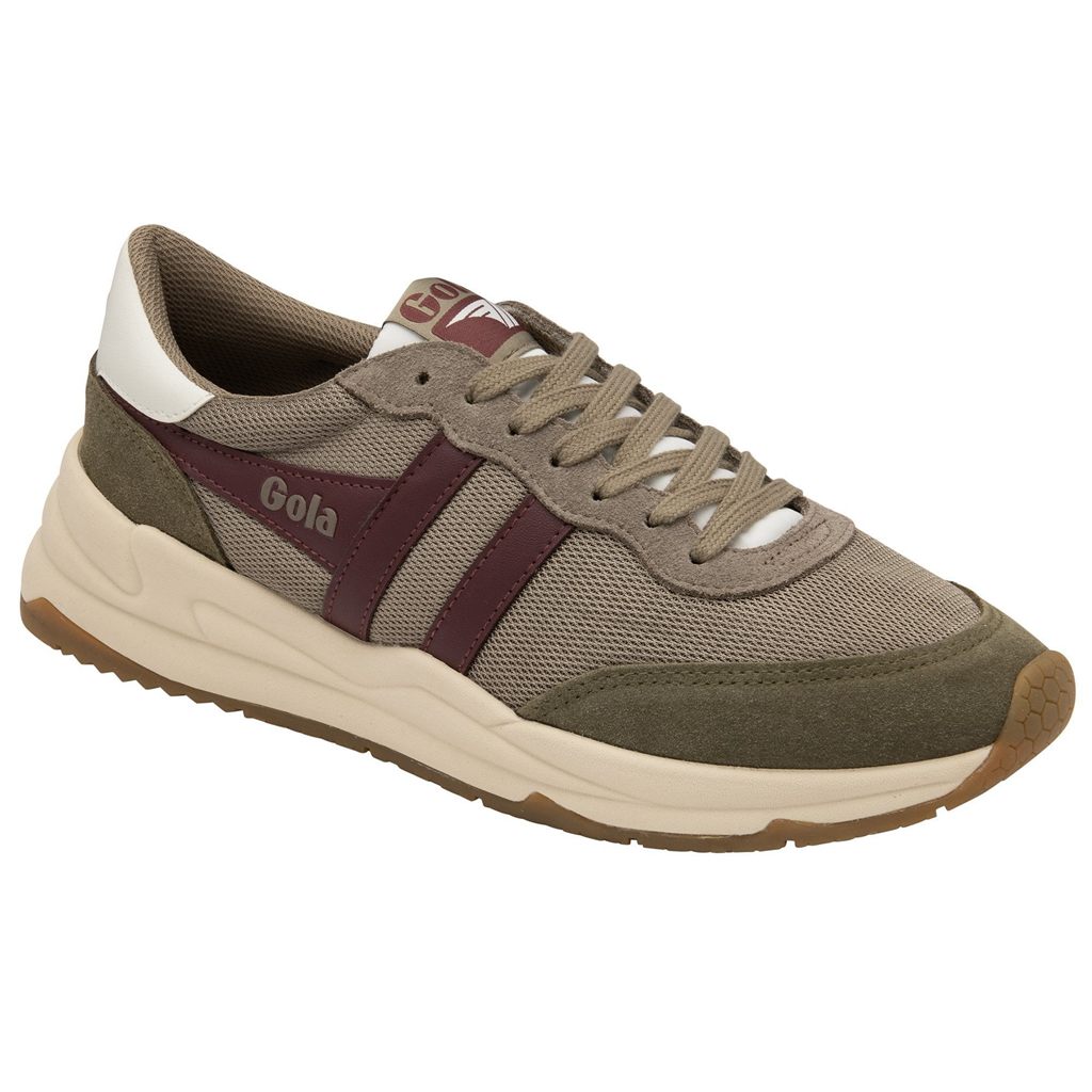 Gola Classics Jupiter Sneakers Caqui Bordeaux Portugal | QULV52308