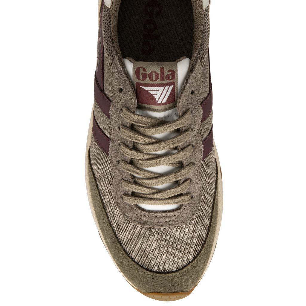 Gola Classics Jupiter Sneakers Caqui Bordeaux Portugal | QULV52308