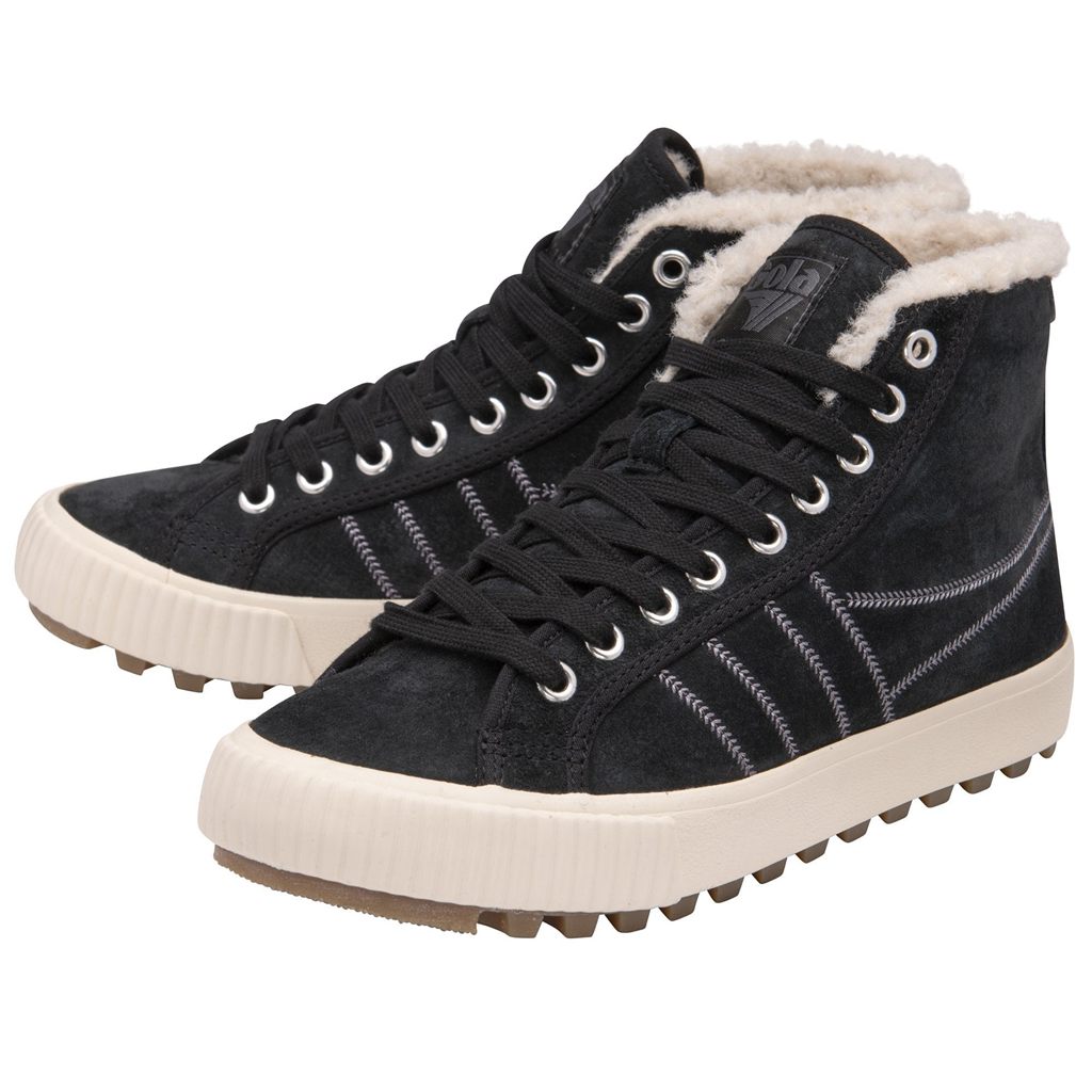 Gola Classics Nordic High Plimsolls Shoes Pretas Portugal | WJHQ65082