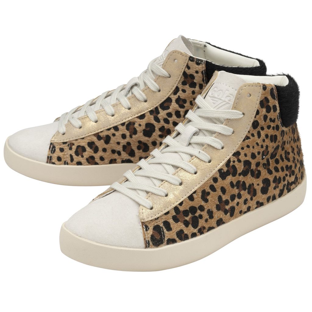 Gola Classics Nova High Oasis Sneakers Branco Leopardo Portugal | LXQP79258