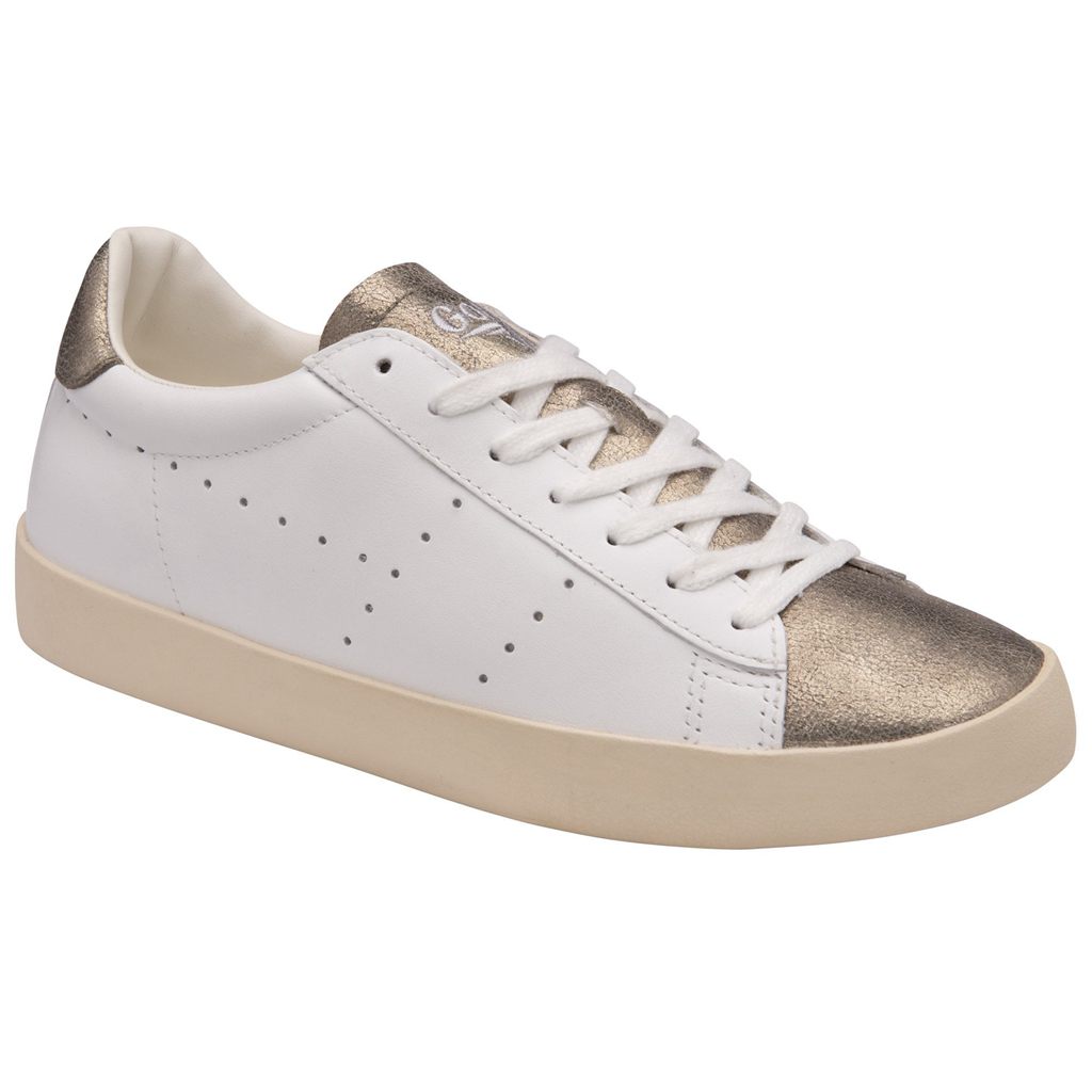 Gola Classics Nova Metallic Sneakers Branco Douradas Portugal | XRHQ85126