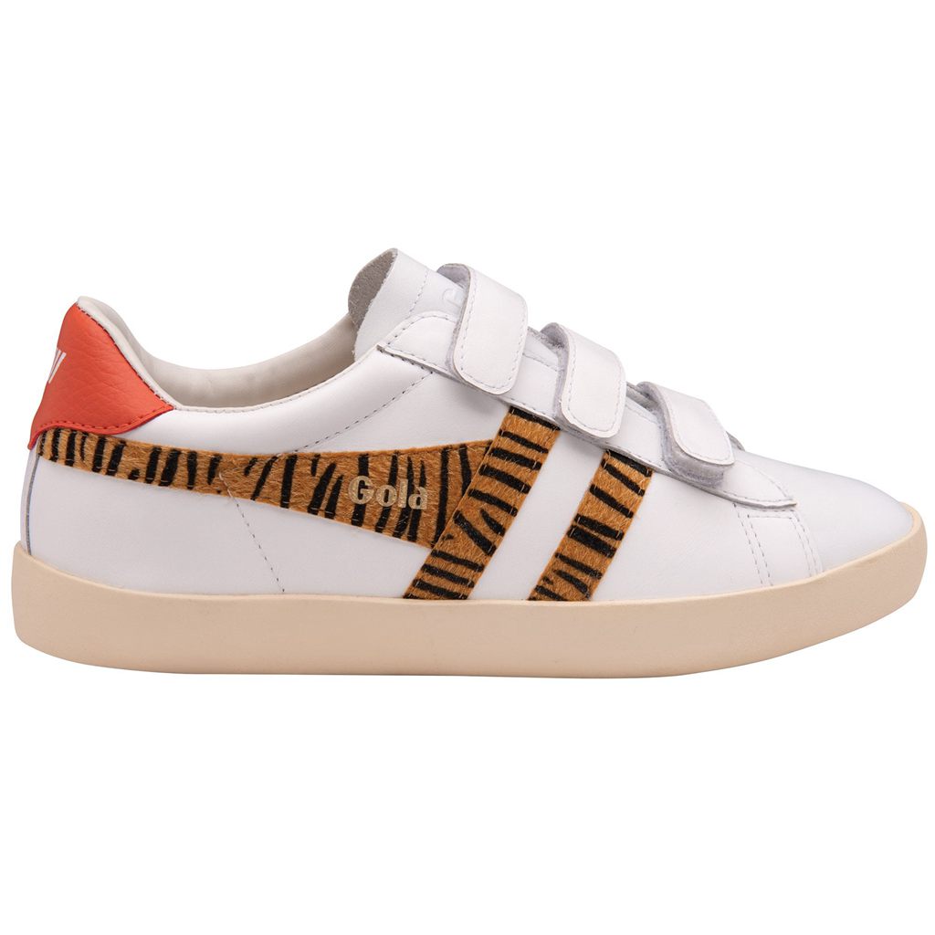 Gola Classics Nova Strap Safari Sneakers Branco Coral Portugal | WARH59210