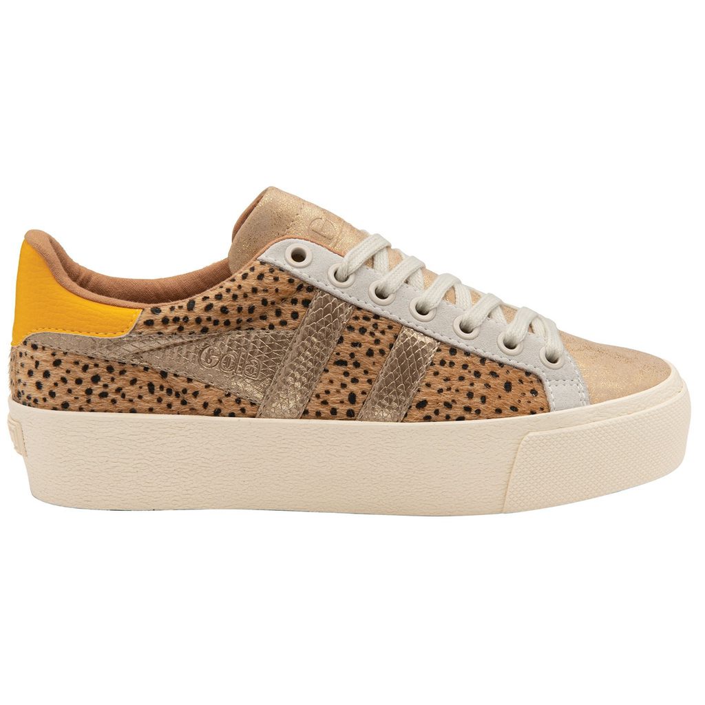 Gola Classics Orchid Platform Tropic Sneakers Douradas Portugal | QJGX20375