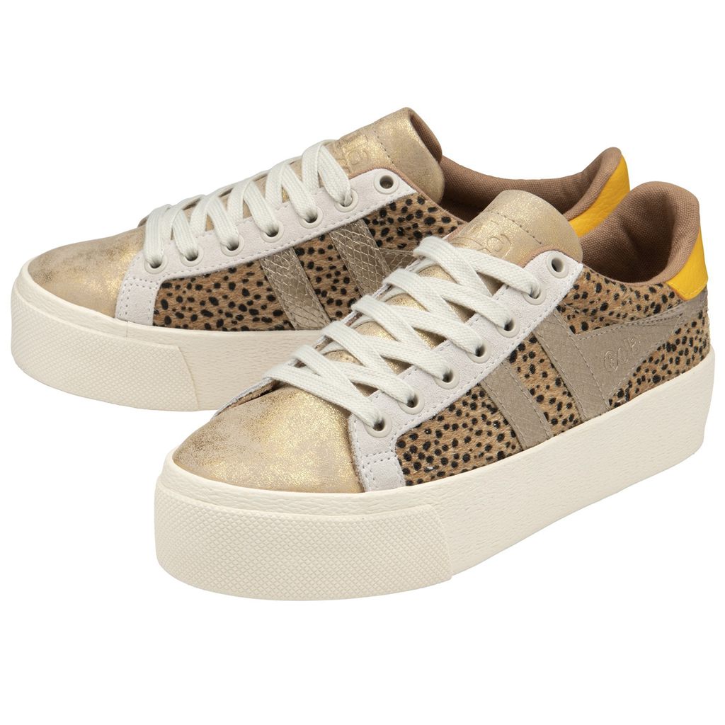 Gola Classics Orchid Platform Tropic Sneakers Douradas Portugal | QJGX20375
