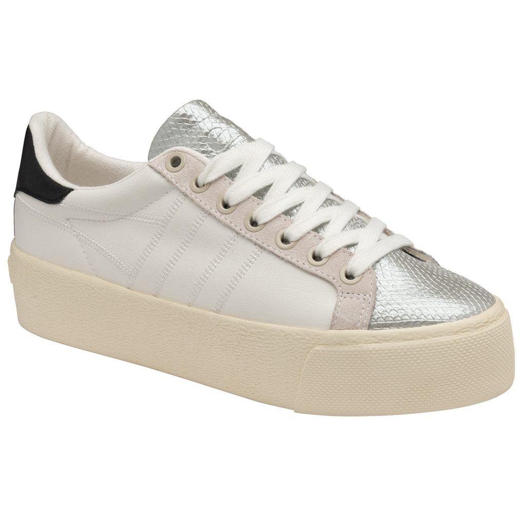 Gola Classics Orchid Platform Viper Sneakers Branco Prateadas Portugal | TJNL01324