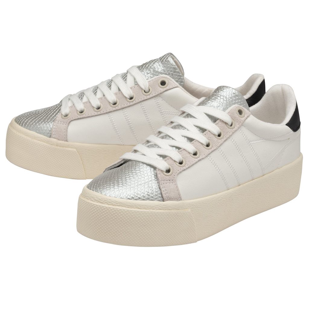Gola Classics Orchid Platform Viper Sneakers Branco Prateadas Portugal | TJNL01324