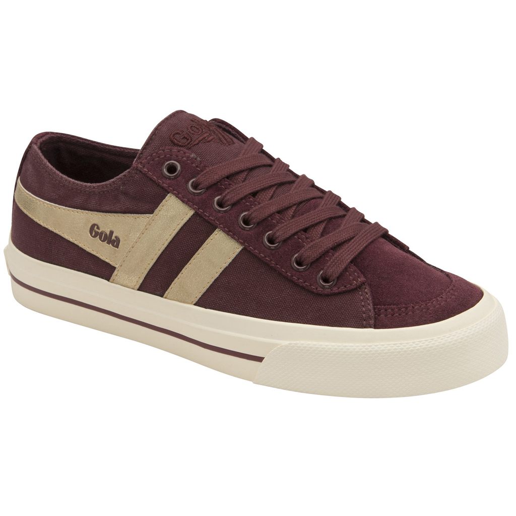 Gola Classics Quota II Mirror Plimsoll Sneakers Douradas Portugal | GPRH28690
