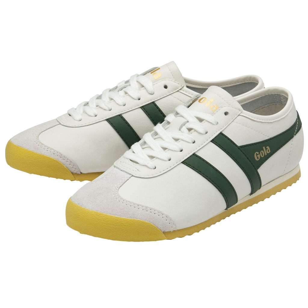Gola Classics Race Leather Sneakers Branco Portugal | OKHD90782