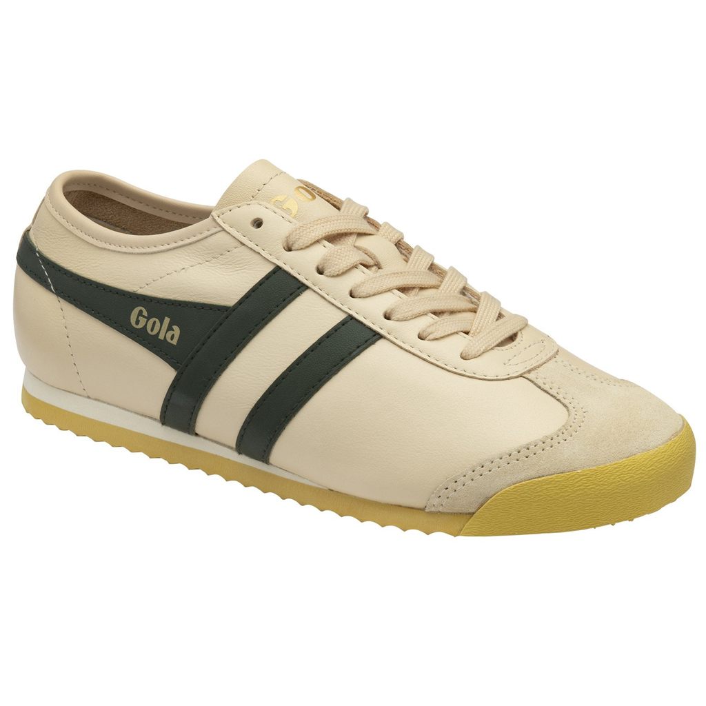 Gola Classics Race Leather Sneakers Caqui Escuro Portugal | YZXL01358