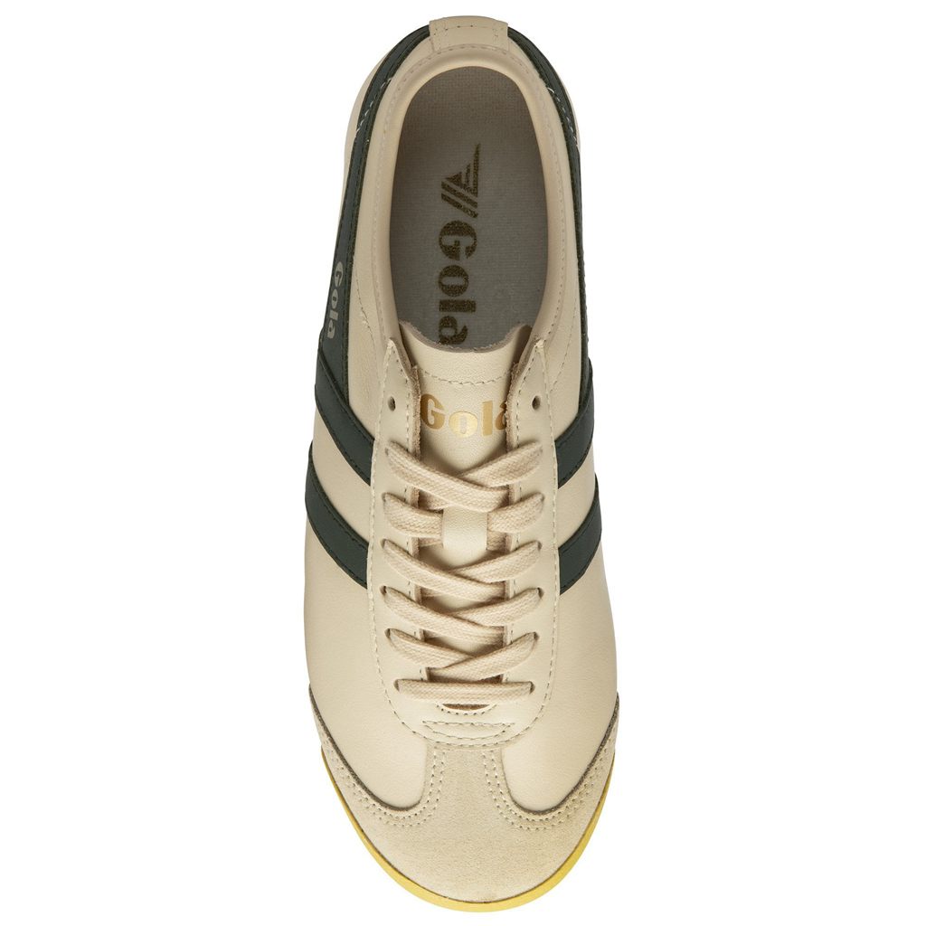 Gola Classics Race Leather Sneakers Caqui Escuro Portugal | YZXL01358