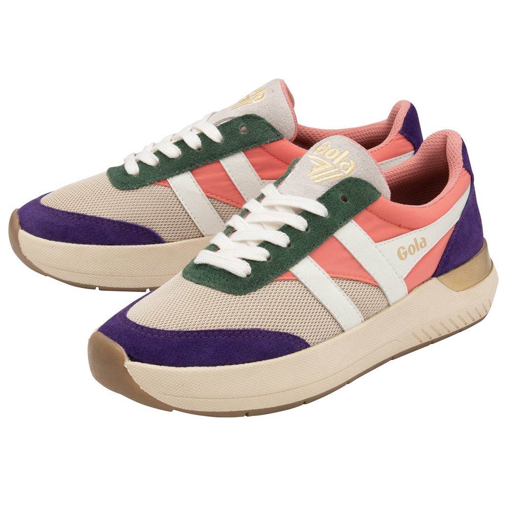 Gola Classics Raven Sneakers Coral Rosa Azul Marinho Roxo Portugal | SLKH85143
