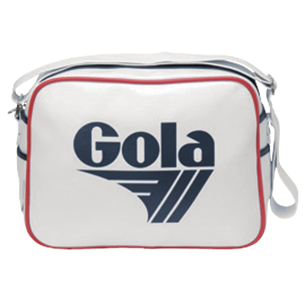 Gola Classics Redford Messenger Bag Branco Azul Marinho Vermelhas Portugal | OWSL15063