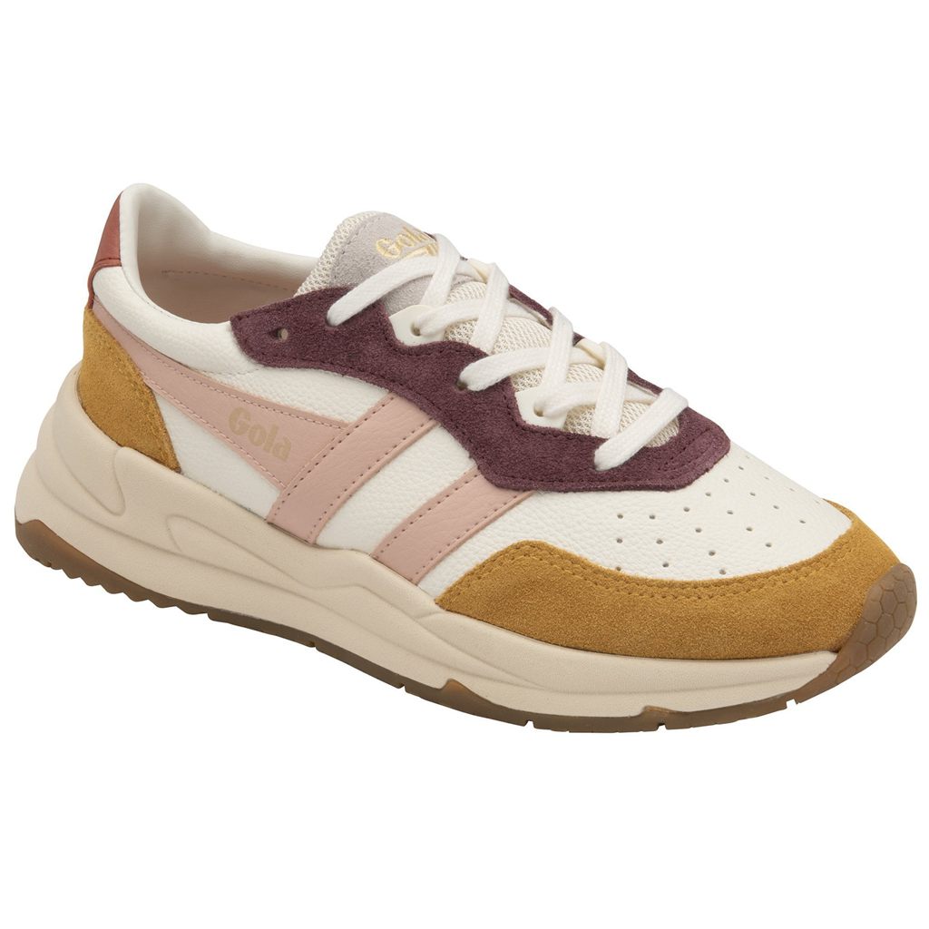 Gola Classics Saturn Quadrant Sneakers Branco Rosa Laranja Portugal | BLCJ62753