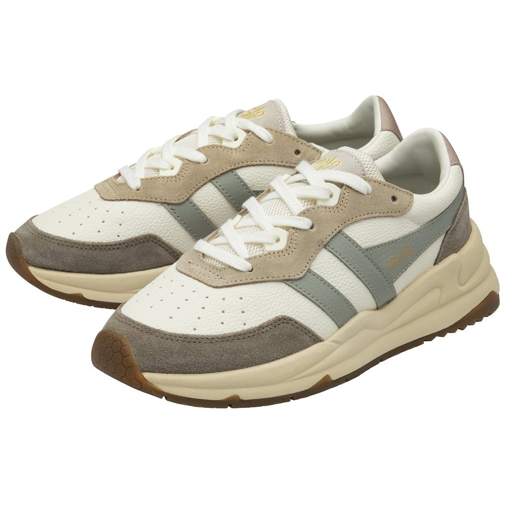 Gola Classics Saturn Quadrant Sneakers Branco Luz Cinzentas Portugal | LHPV90475