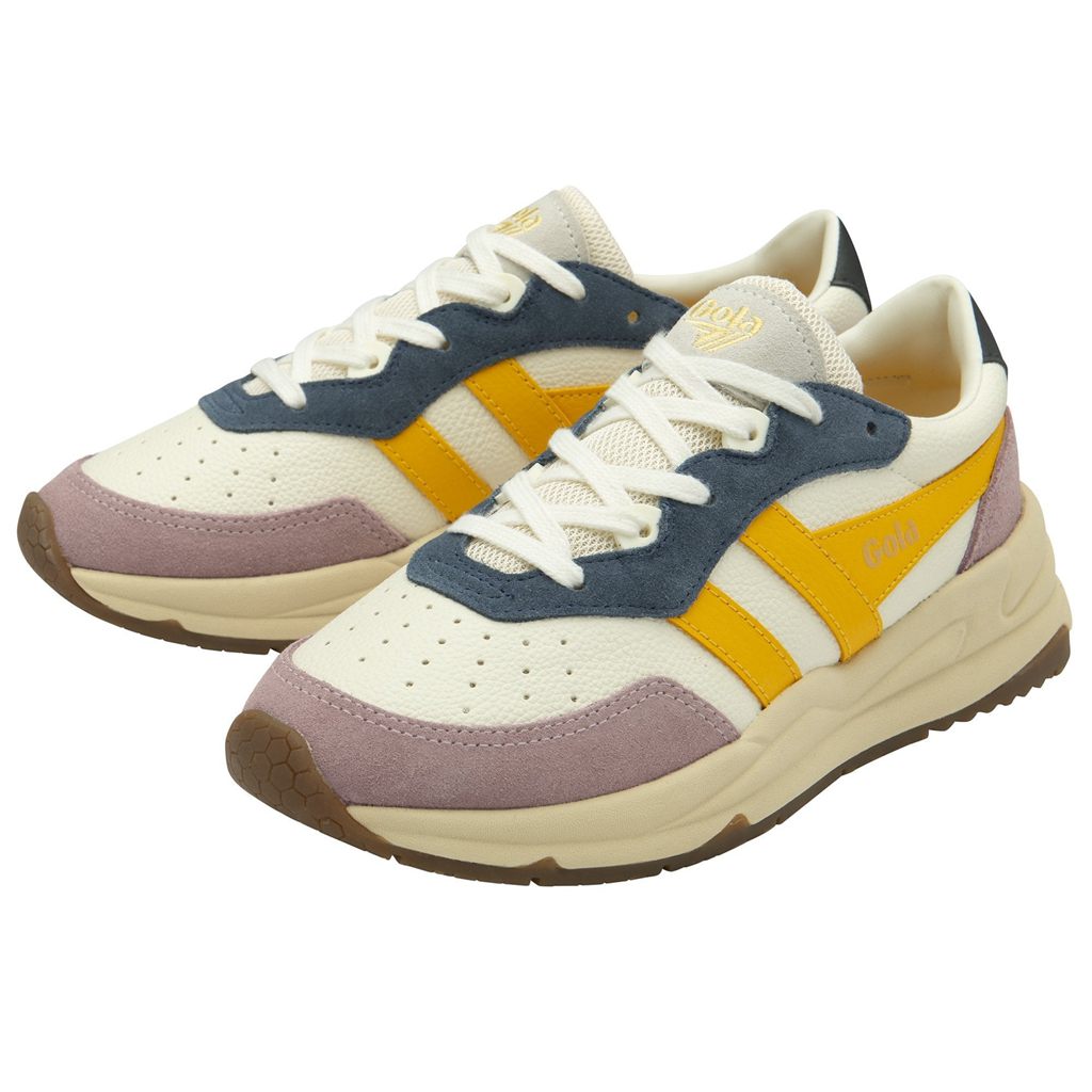 Gola Classics Saturn Quadrant Sneakers Branco Rosa Portugal | BVQJ43980