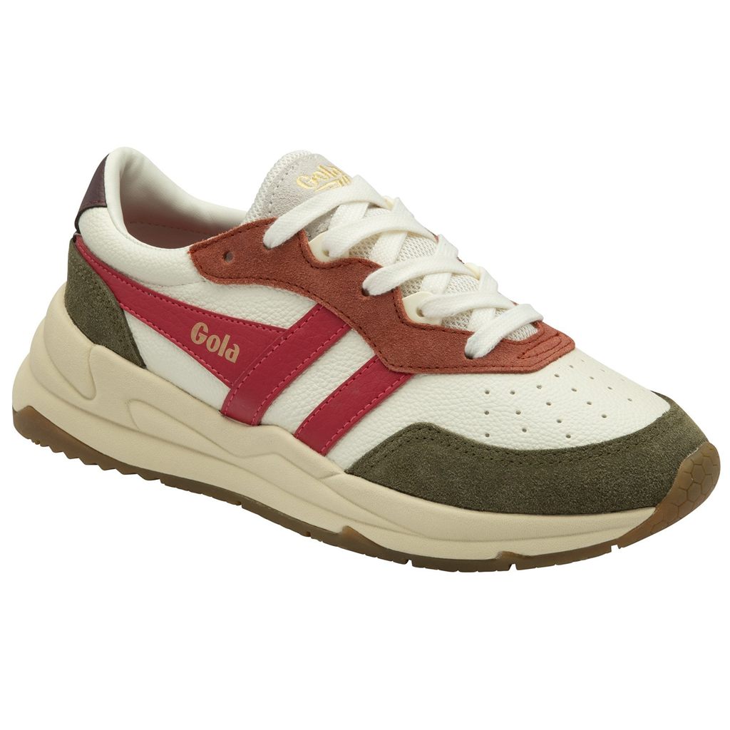 Gola Classics Saturn Quadrant Sneakers Branco Caqui Portugal | ZYSH58623