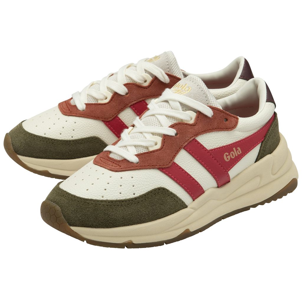 Gola Classics Saturn Quadrant Sneakers Branco Caqui Portugal | ZYSH58623