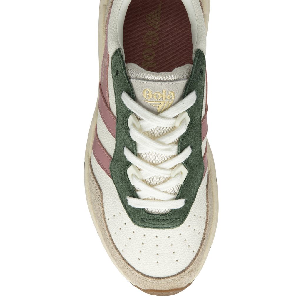 Gola Classics Saturn Quadrant Sneakers Branco Coral Rosa Portugal | RIYC93168