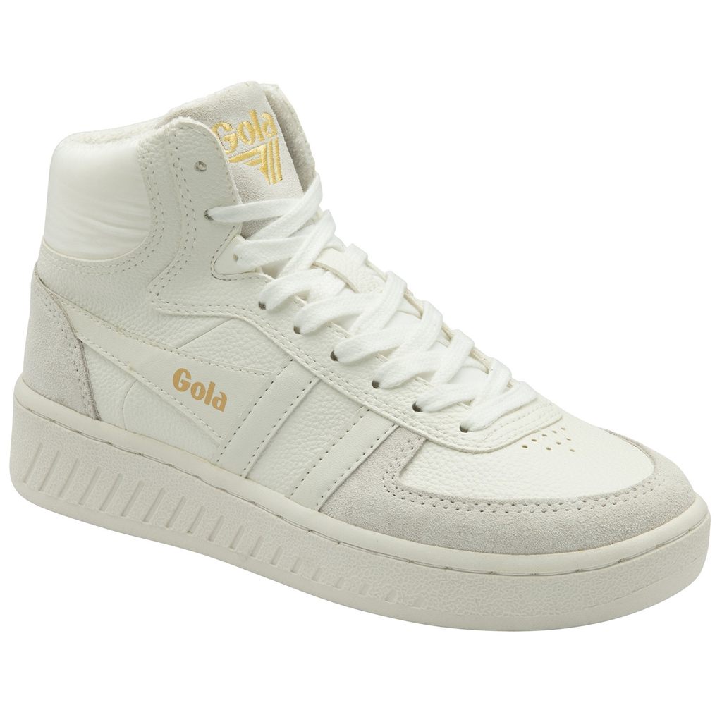 Gola Classics Slam Trident Sneakers Branco Branco Portugal | DUQA31487