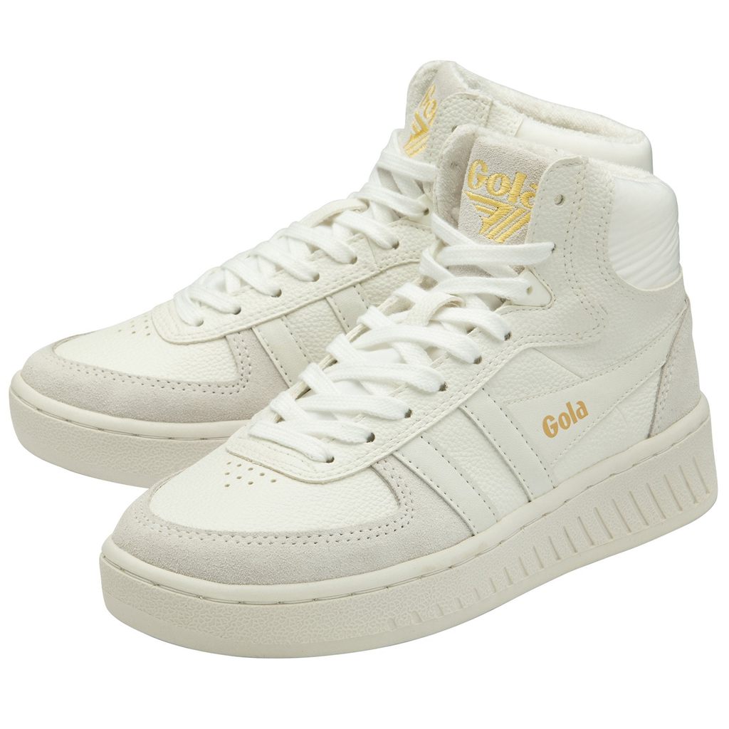 Gola Classics Slam Trident Sneakers Branco Branco Portugal | DUQA31487