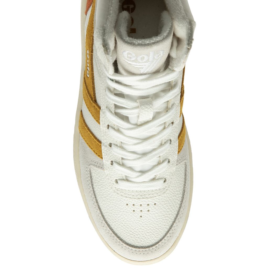 Gola Classics Slam Trident Sneakers Branco Laranja Portugal | WKLA19260