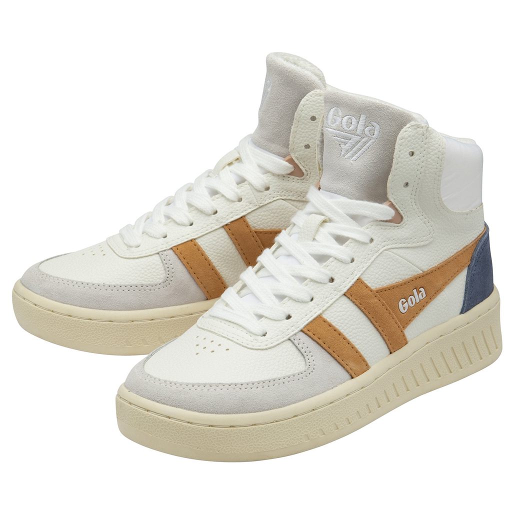 Gola Classics Slam Trident Sneakers Branco Portugal | YFQX81495