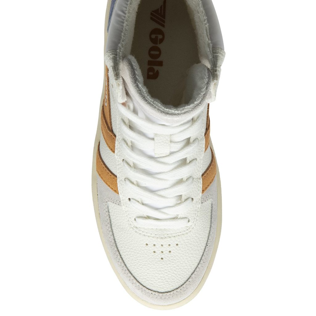 Gola Classics Slam Trident Sneakers Branco Portugal | YFQX81495