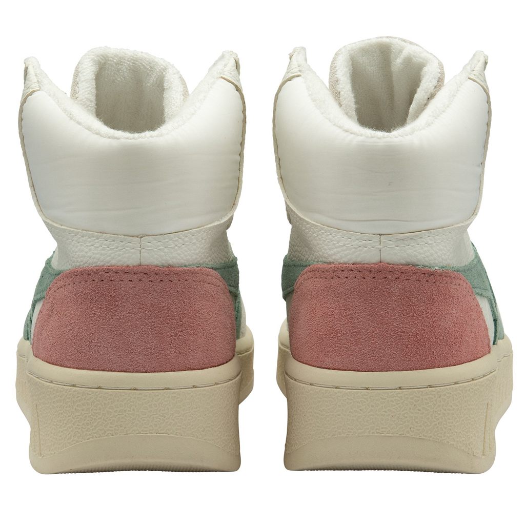 Gola Classics Slam Trident Sneakers Branco Verdes Coral Rosa Portugal | JSMB60379