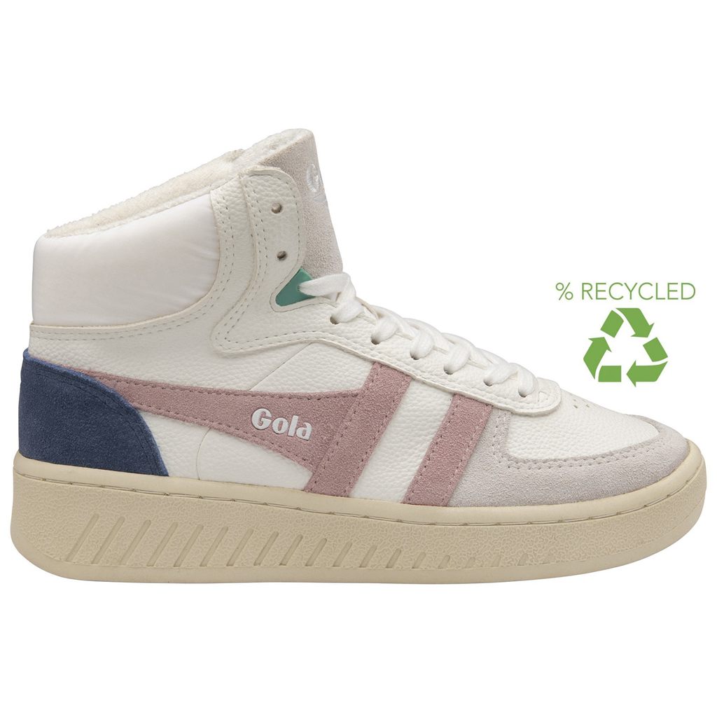 Gola Classics Slam Trident Sneakers Branco Rosa Portugal | ZAEU61785