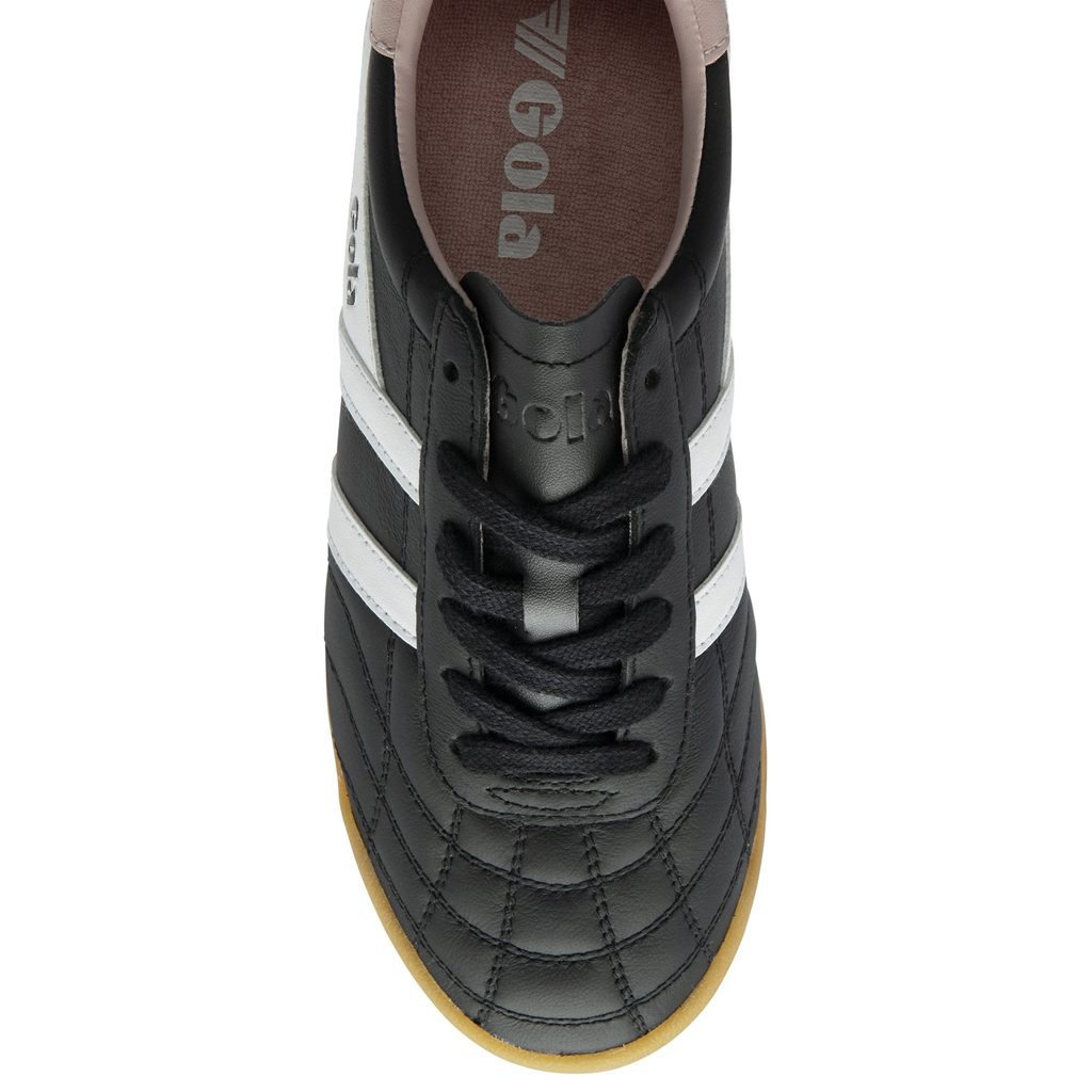 Gola Classics Stadium Sneakers Pretas Branco Rosa Portugal | YTEN05123