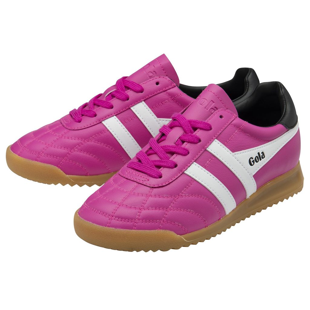 Gola Classics Stadium Sneakers Rosa Branco Pretas Portugal | SKDP72310