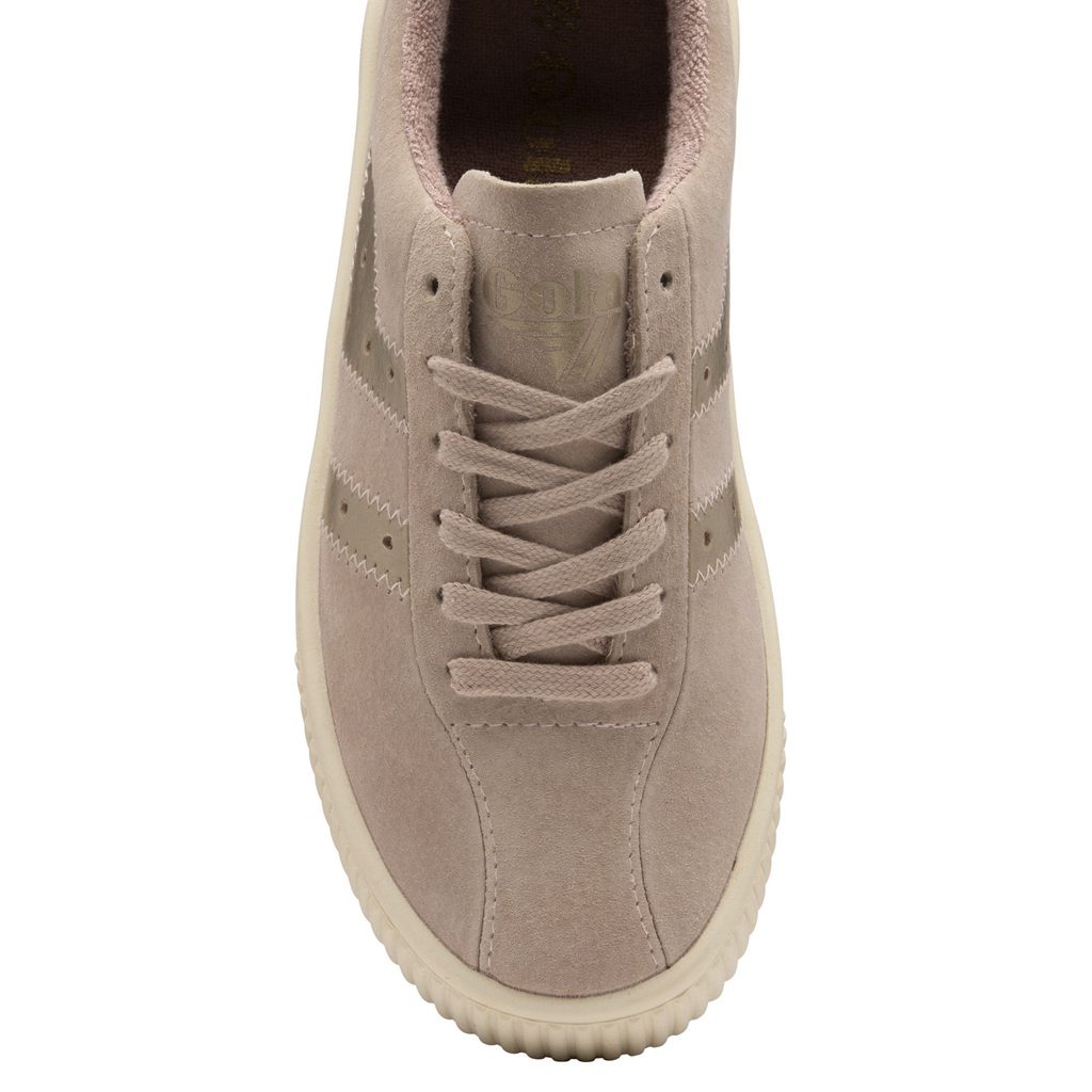 Gola Classics Super Court Metallic Sneakers Douradas Portugal | KMAE02713