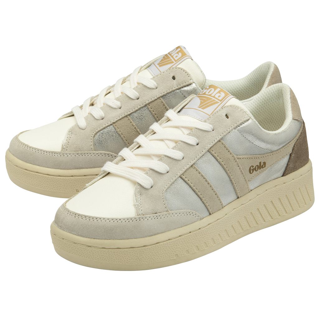 Gola Classics Superslam Blaze Sneakers Prateadas Cinzentas Portugal | JSNL37654