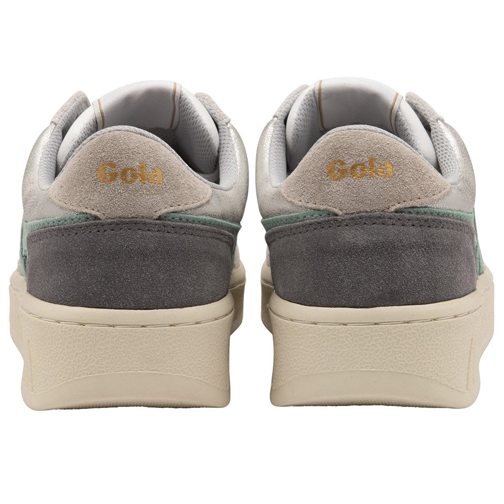 Gola Classics Superslam Blaze Sneakers Prateadas Verdes Cinzentas Portugal | PJTR07351