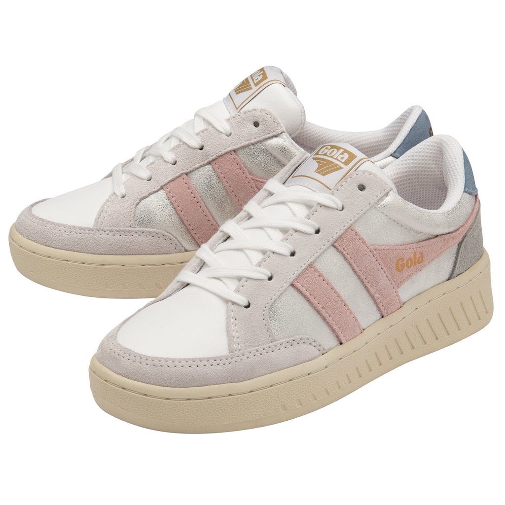 Gola Classics Superslam Blaze Sneakers Branco Rosa Portugal | TUOL10376