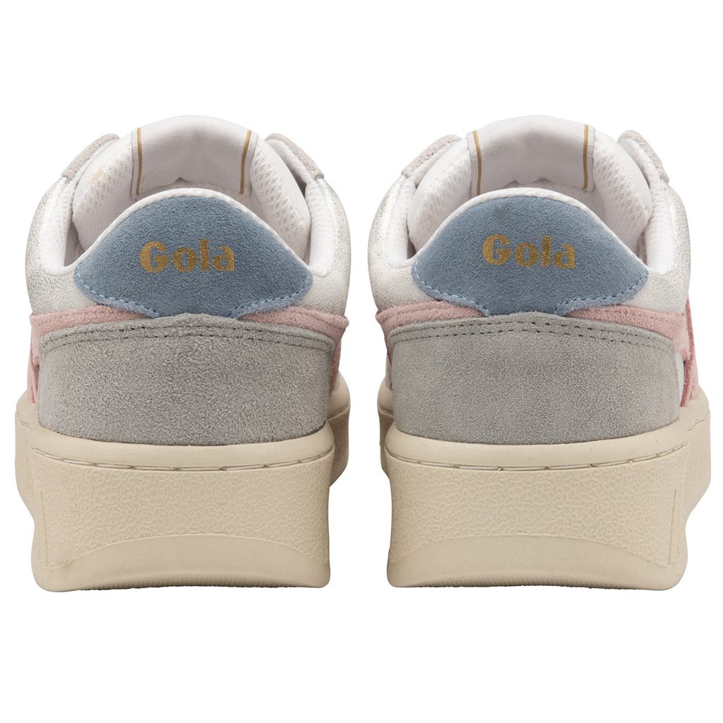 Gola Classics Superslam Blaze Sneakers Branco Rosa Portugal | TUOL10376