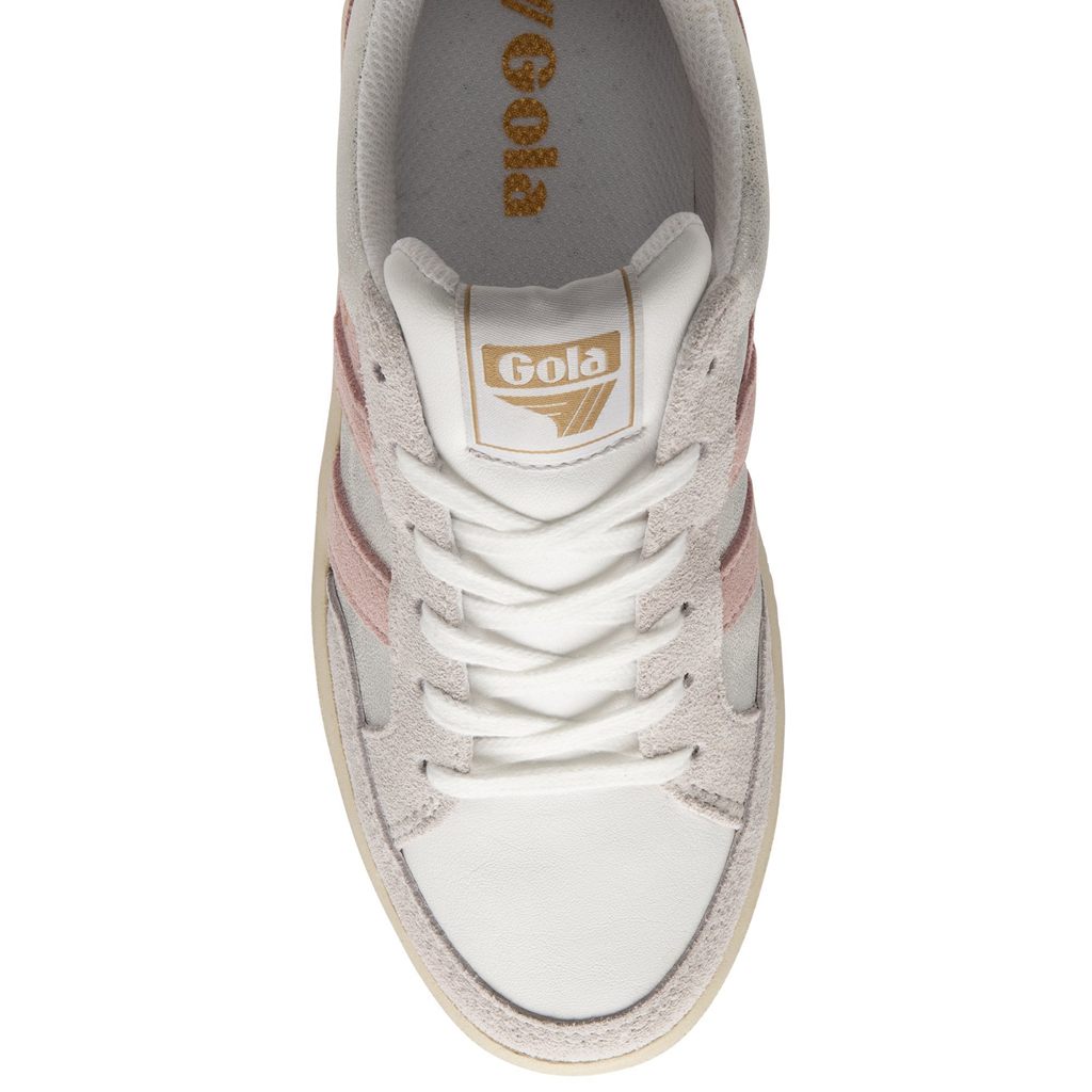 Gola Classics Superslam Blaze Sneakers Branco Rosa Portugal | TUOL10376