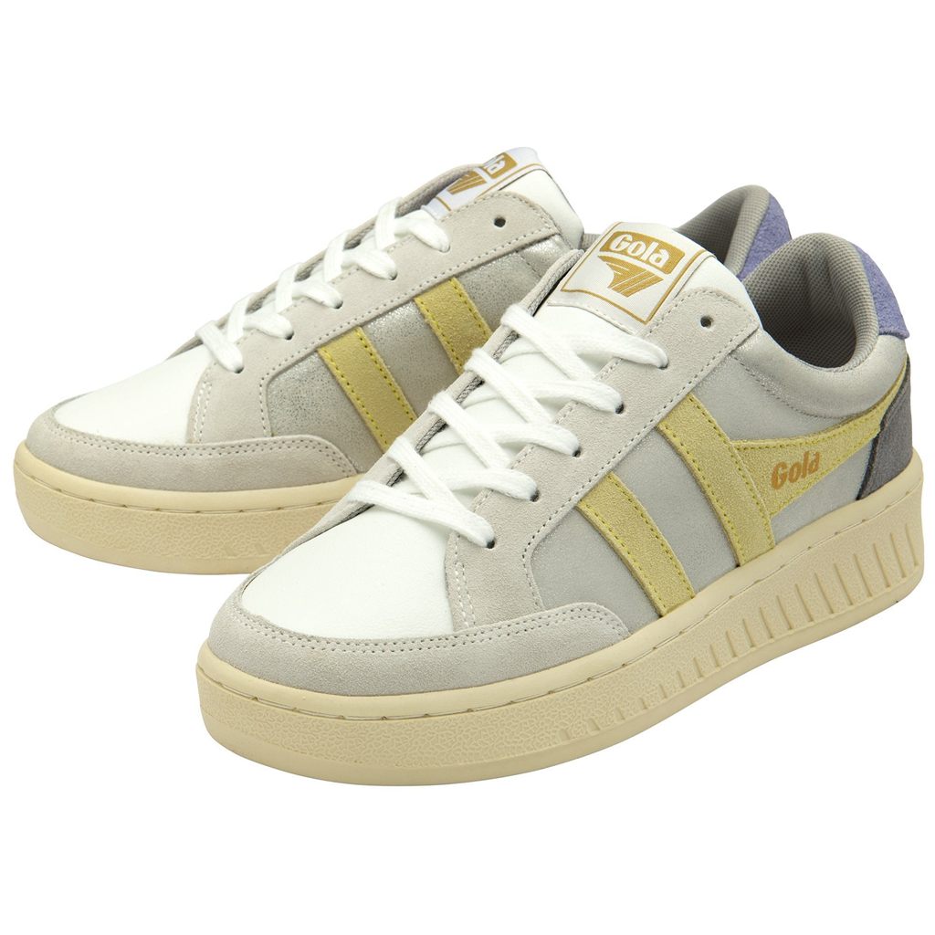 Gola Classics Superslam Blaze Sneakers Prateadas Limão Lavanda Portugal | IMEP35429