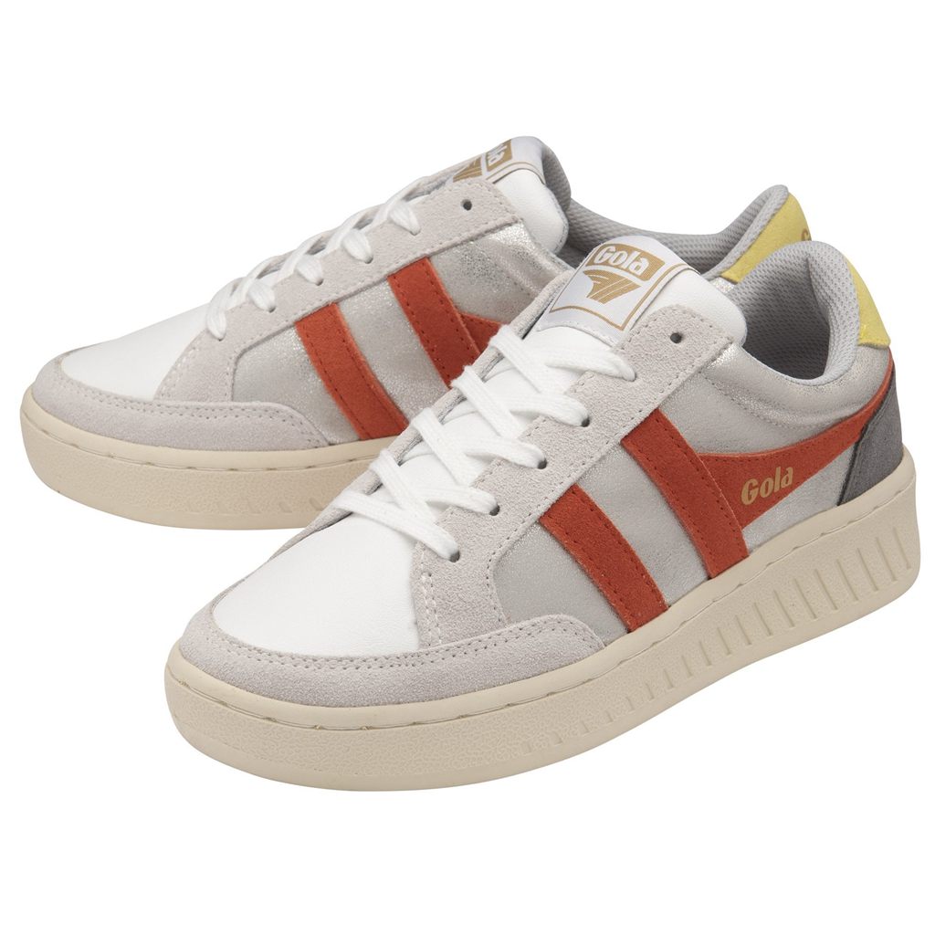 Gola Classics Superslam Blaze Sneakers Prateadas Coral Portugal | UEMZ12876