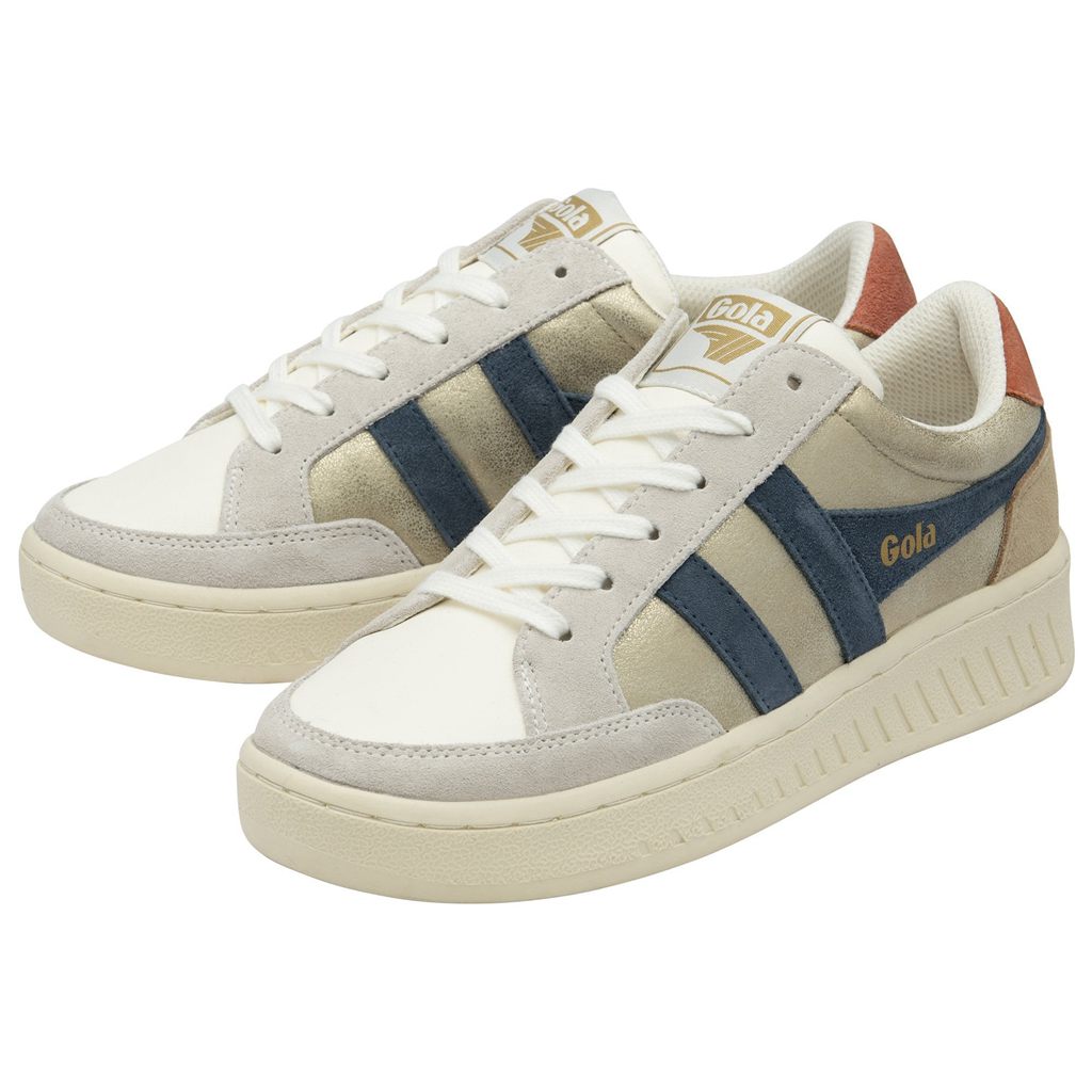 Gola Classics Superslam Blaze Sneakers Douradas Laranja Portugal | PWKO30892