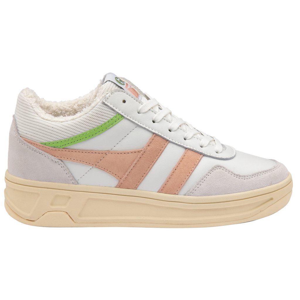 Gola Classics Swerve Sneakers Branco Rosa Verdes Portugal | YVHJ03491