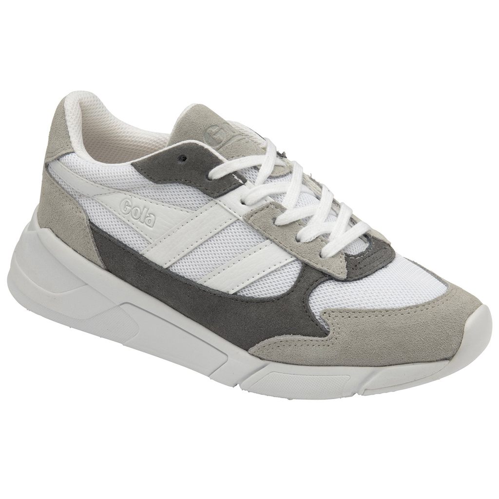 Gola Classics Tempest Sneakers Branco Luz Cinzentas Portugal | RTZV49085
