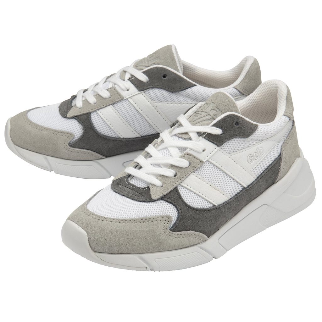 Gola Classics Tempest Sneakers Branco Luz Cinzentas Portugal | RTZV49085