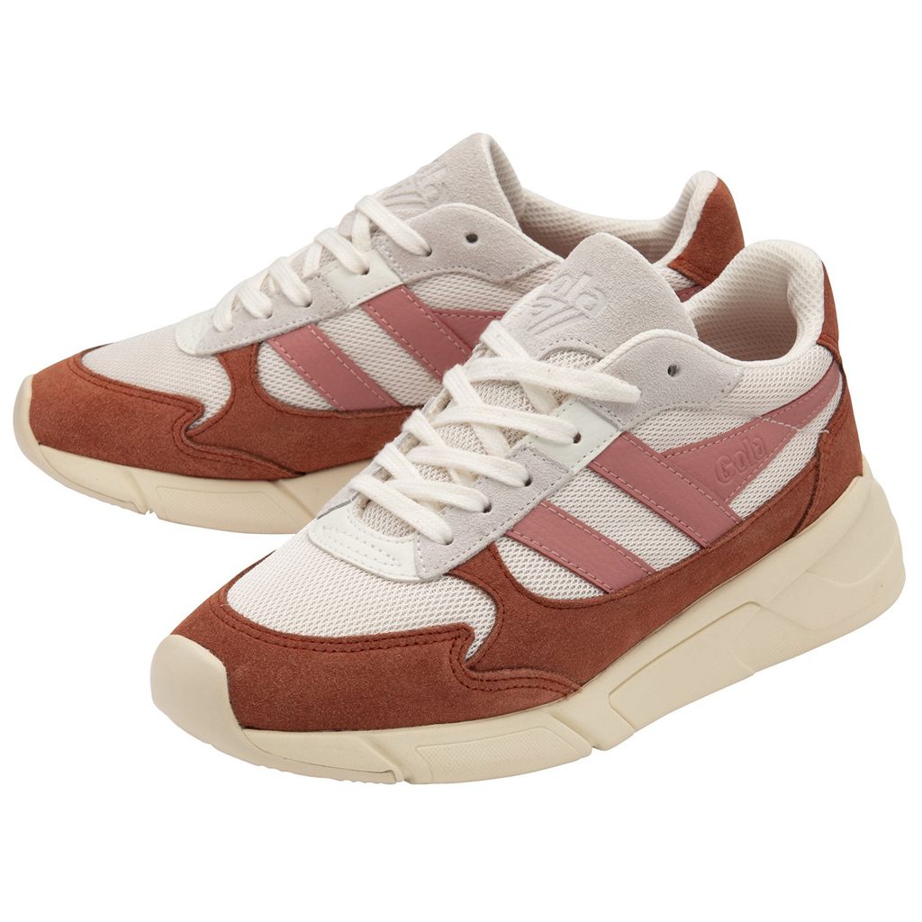 Gola Classics Tempest Sneakers Branco Laranja Coral Rosa Portugal | ANWF73906