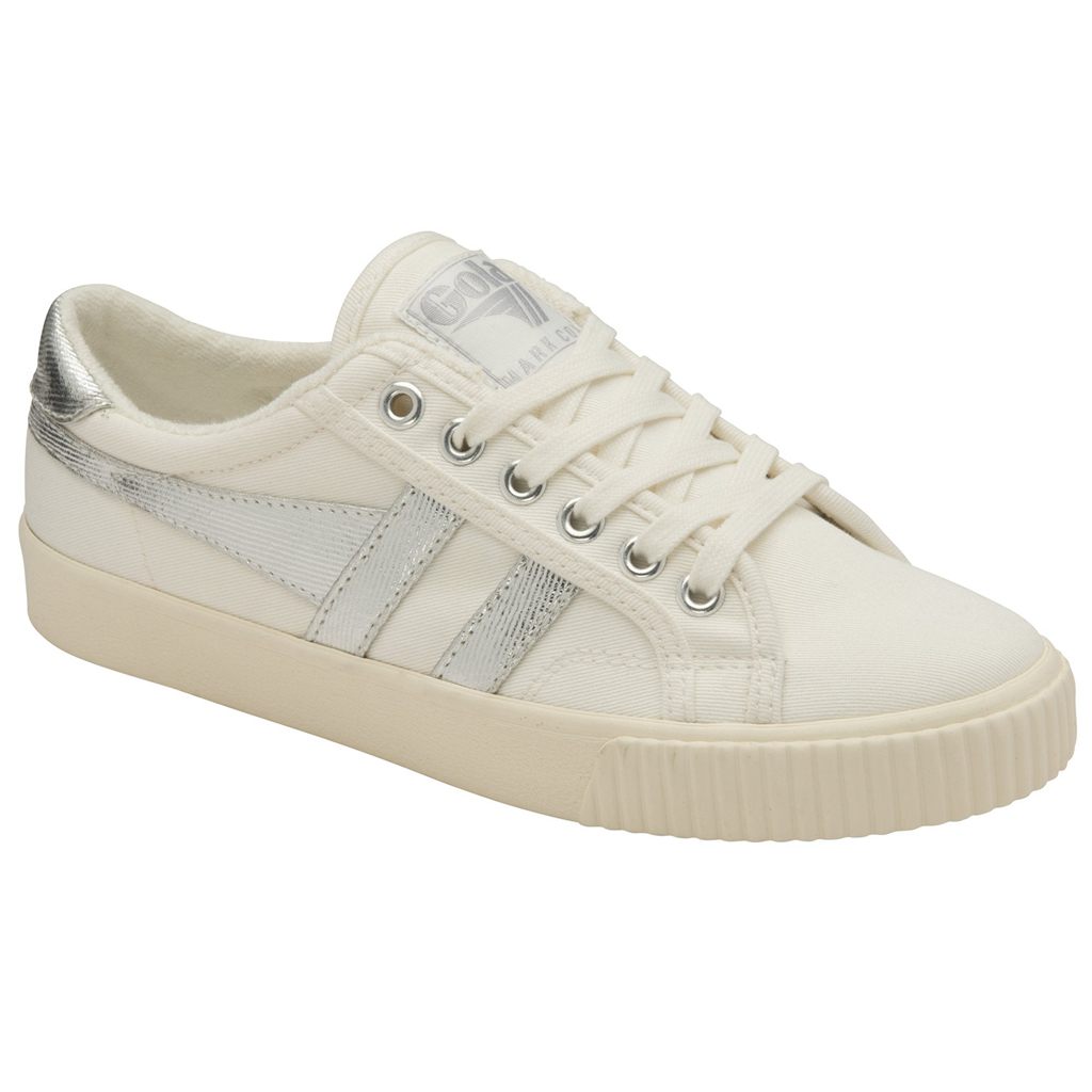 Gola Classics Tennis Mark Cox Sneakers Branco Prateadas Portugal | ZBOU06748