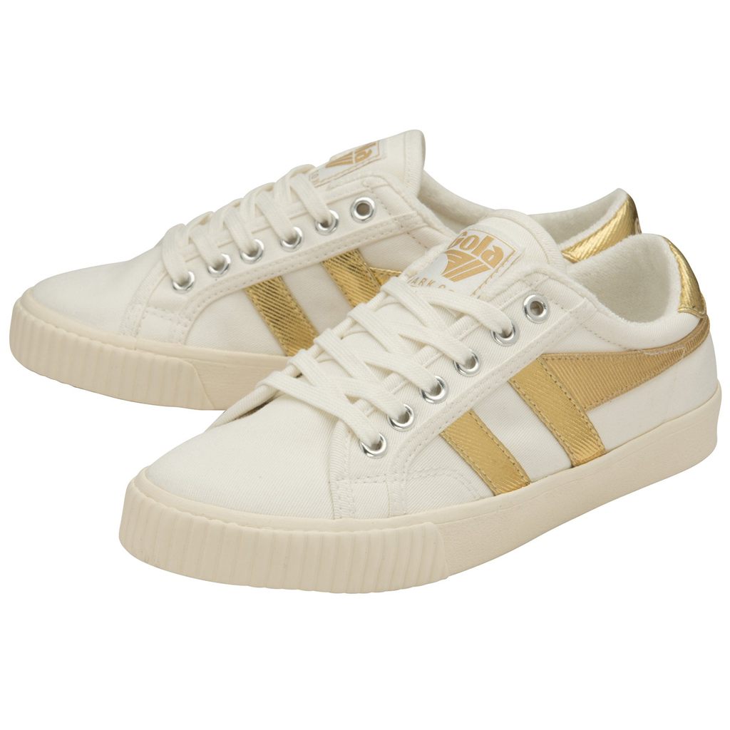Gola Classics Tennis Mark Cox Sneakers Branco Douradas Portugal | IRAT68970