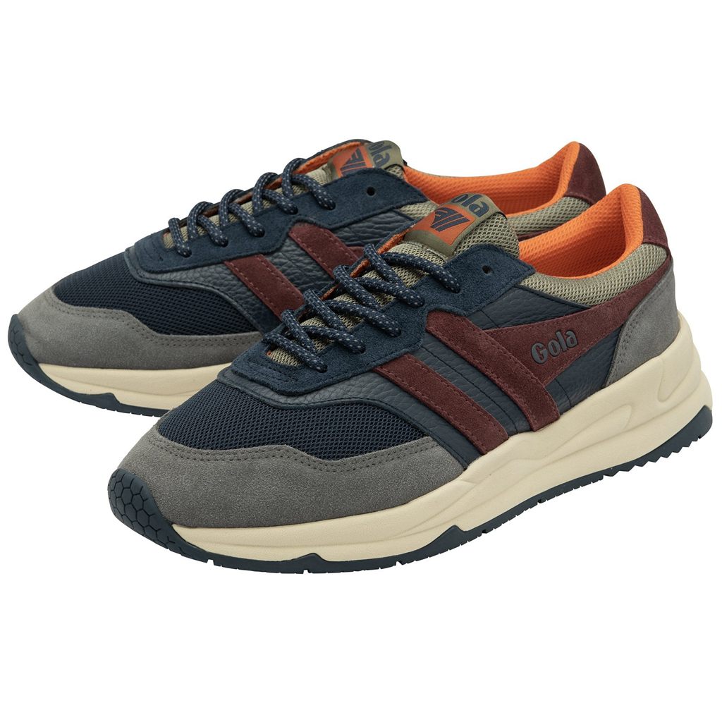 Gola Classics Titan Sneakers Azul Marinho Bordeaux Portugal | RTWX38579