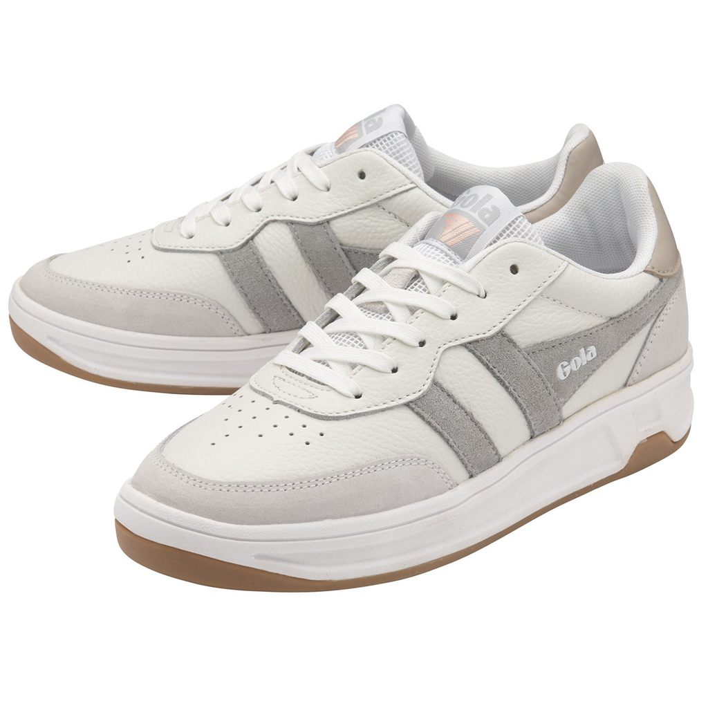 Gola Classics Topspin Sneakers Branco Luz Cinzentas Portugal | PXRE56382
